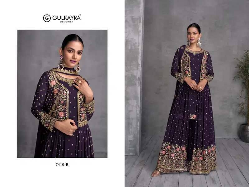 ZOHANA 7410A TO 7410D BY GULKAYRA Heavy Designer Salwar suit